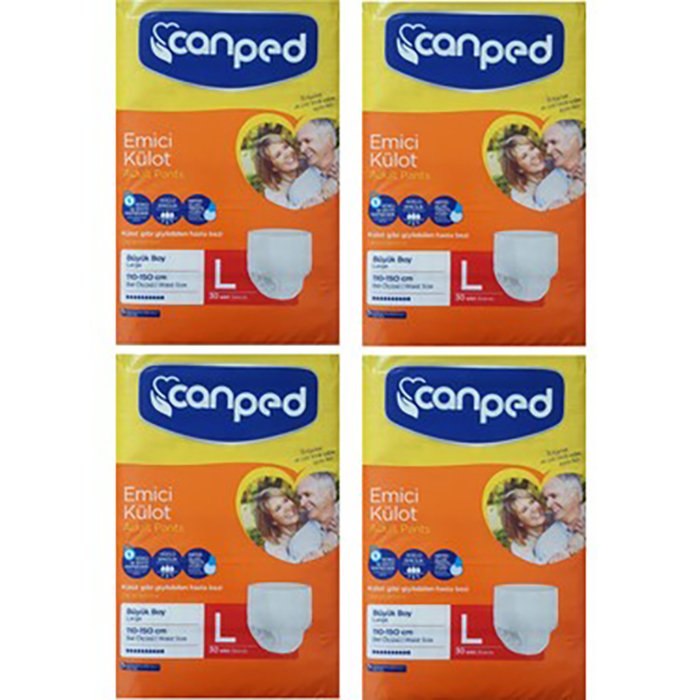 Canped Emici Külot Large 120 Adet | Opoden Medikal Online Alışveriş